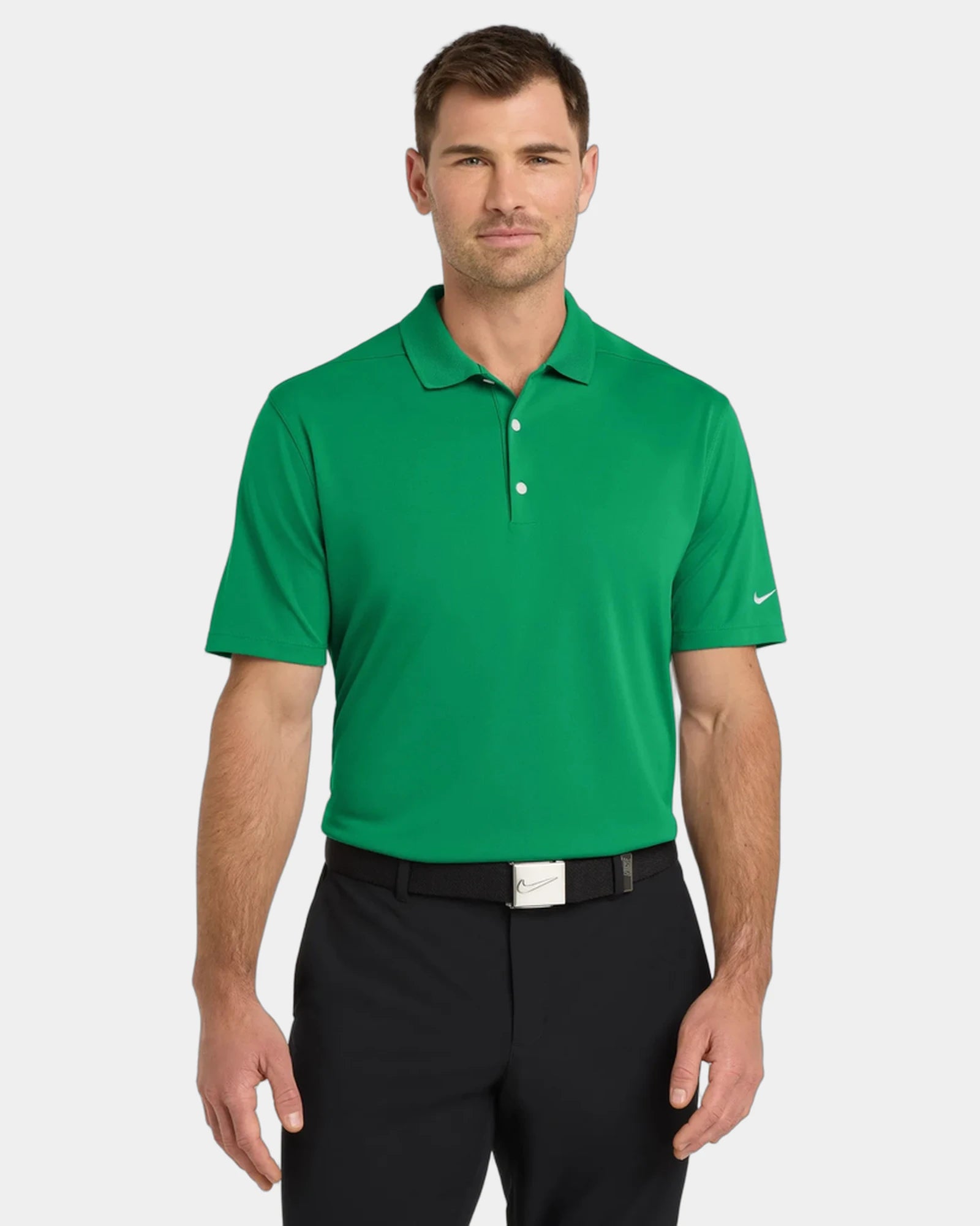 Custom Nike Dri-FIT Micro Pique 2.0 polo - Lucid Green